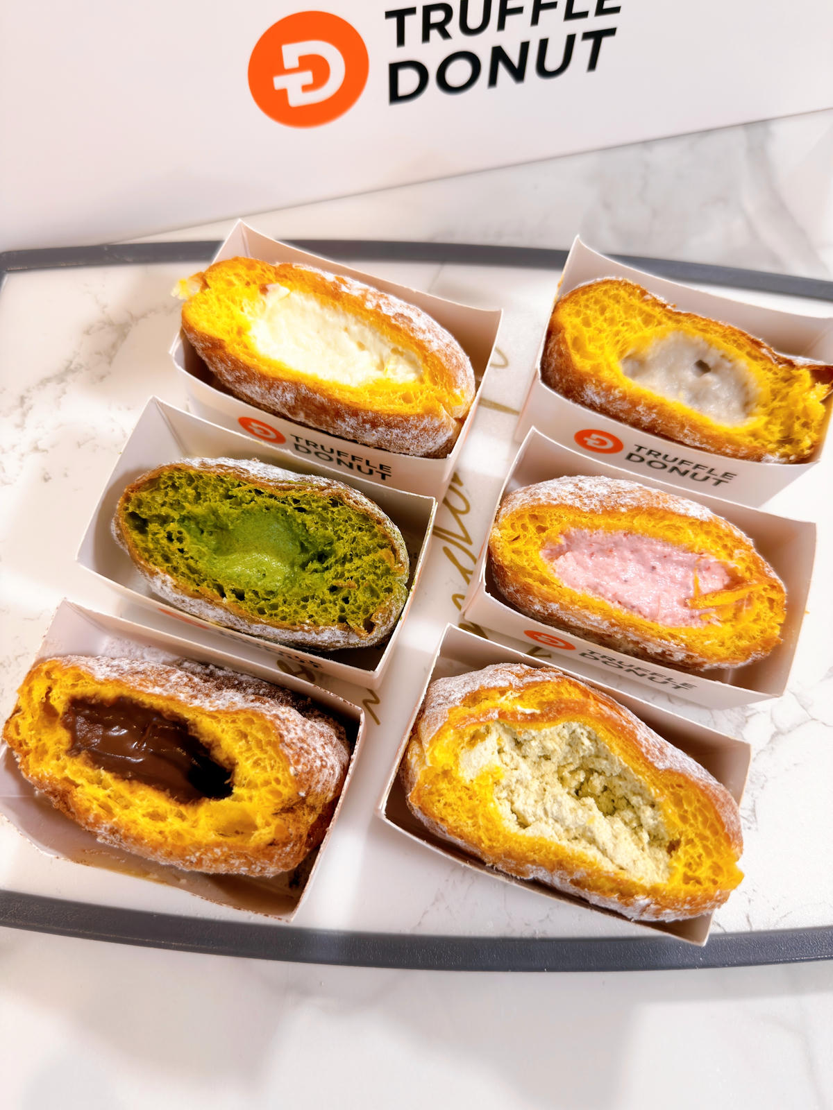 【高雄TRUFFLE DONUT日本生甜甜圈】來自日本海外首家分店插旗高雄.質感餡料蓬鬆Q彈生食感 - 第12張圖 truffle donut 高雄