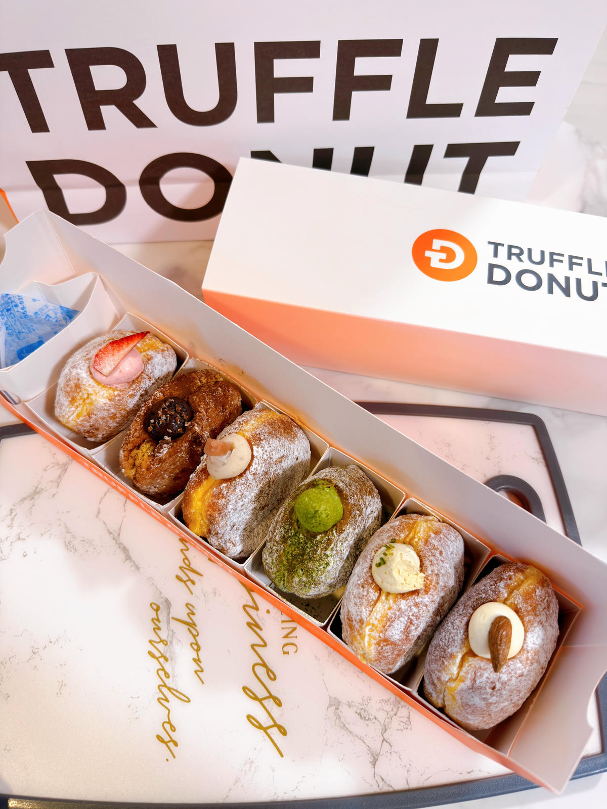 【高雄TRUFFLE DONUT日本生甜甜圈】來自日本海外首家分店插旗高雄.質感餡料蓬鬆Q彈生食感 - 第10張圖 truffle donut 高雄