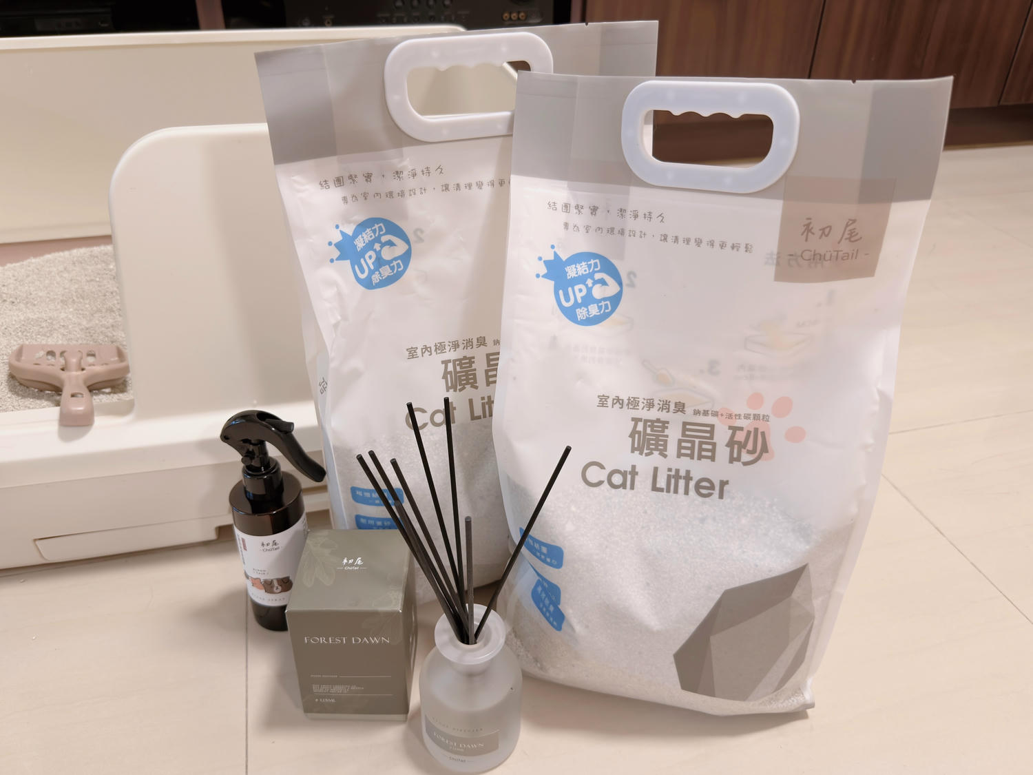 初尾室內極淨消臭礦晶砂