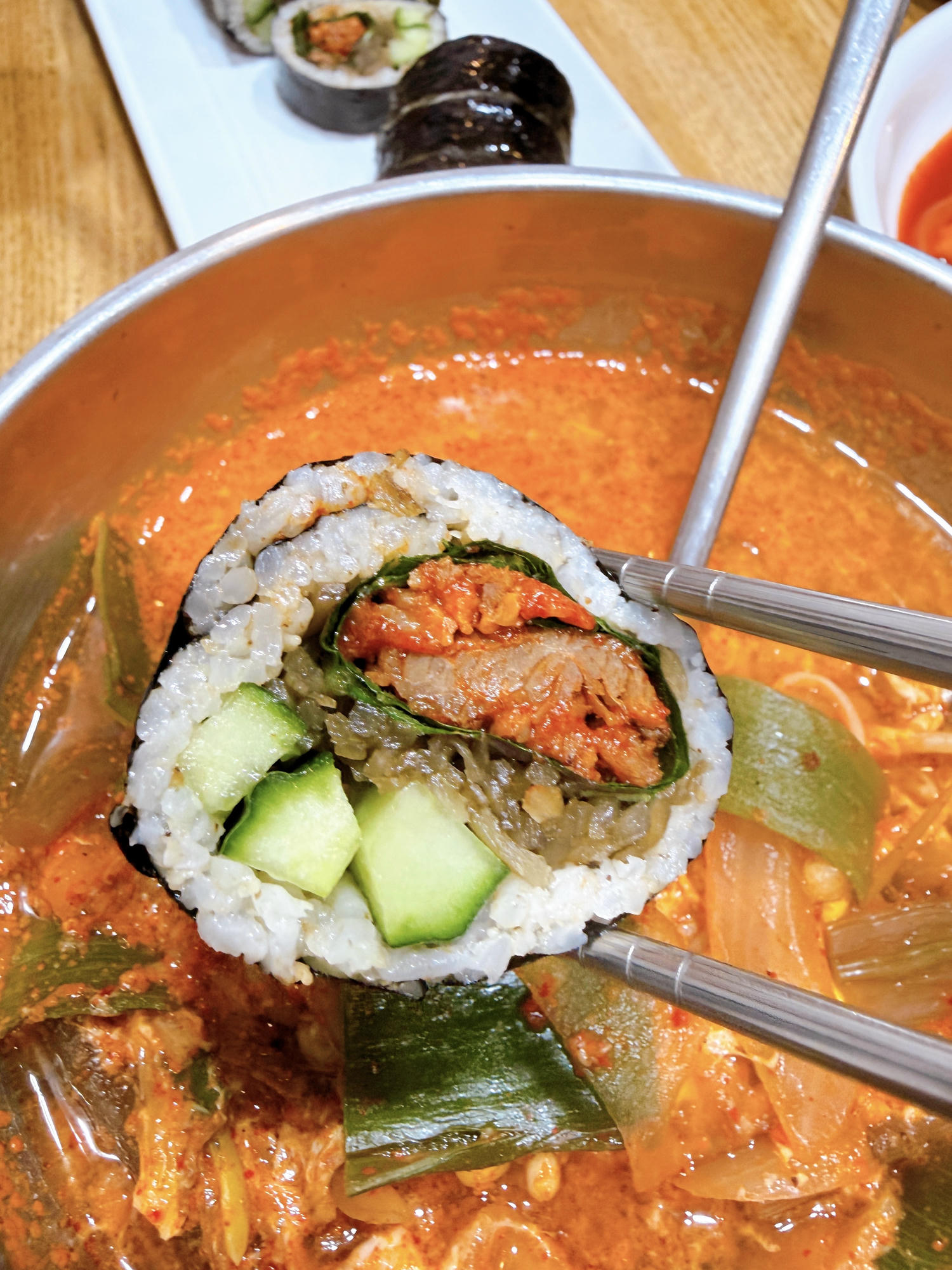 首爾地鐵景福宮站  모던김밥Modern Gimbap