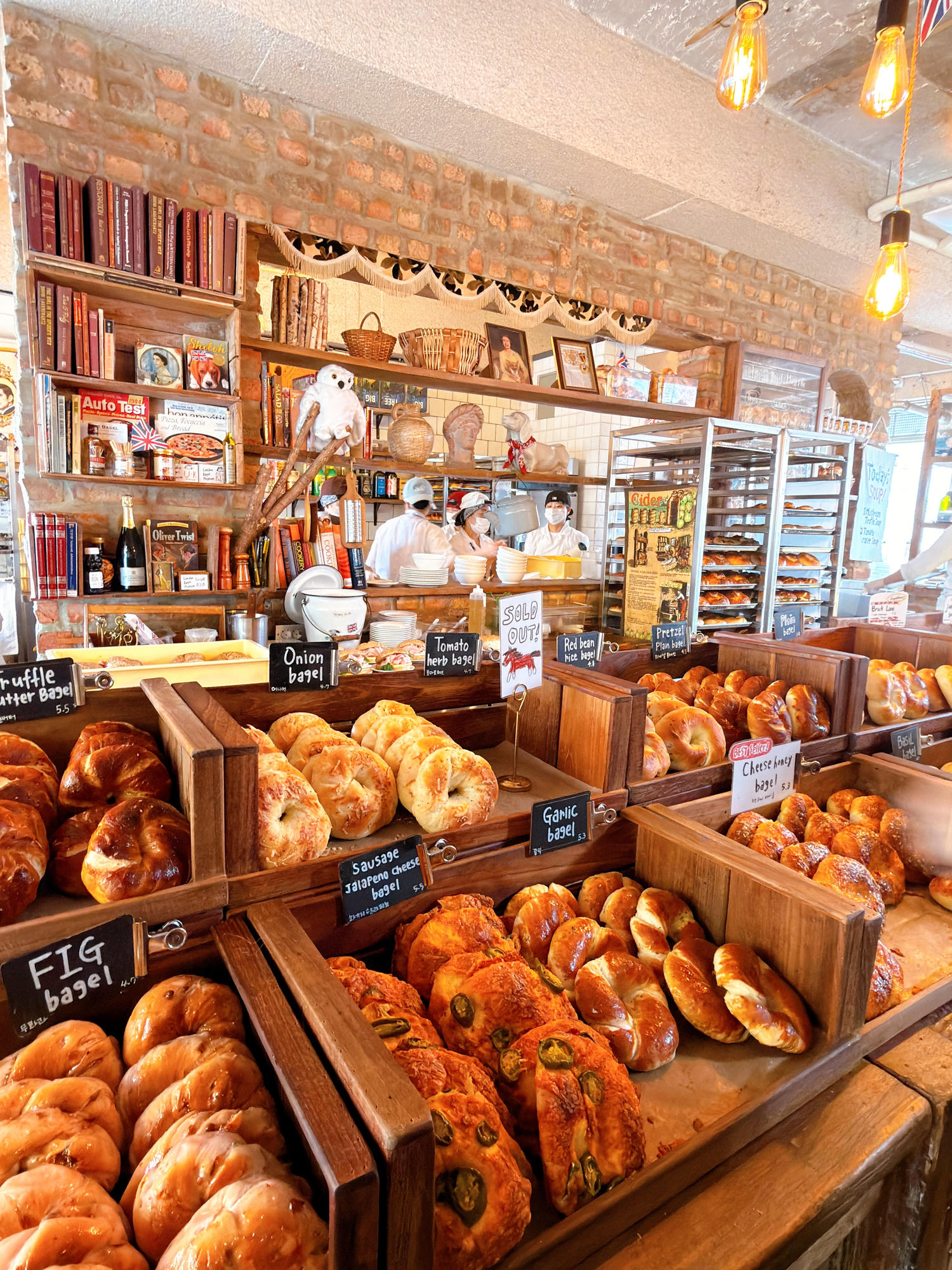 韓國 London Bagel Museum 倫敦貝果博物館 安國店