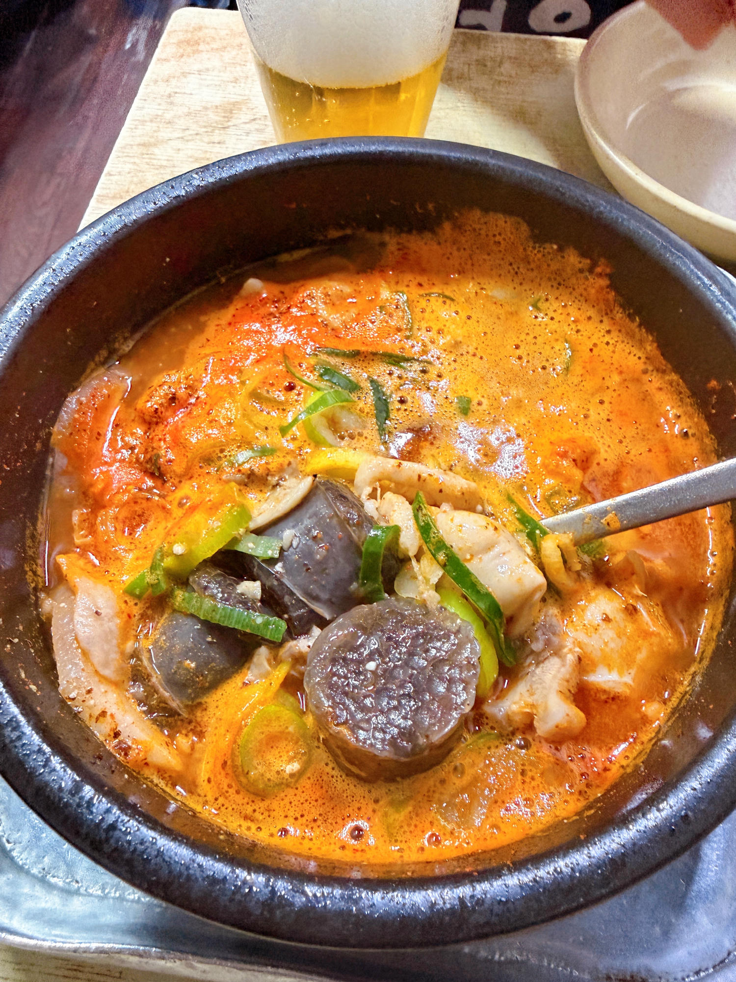【首爾光化門美食】화목순대국 光化門1號店|韓國血腸湯,在地上班族人氣店 - 第10張圖 首爾 화목순대국 光化門1號店 血腸湯
