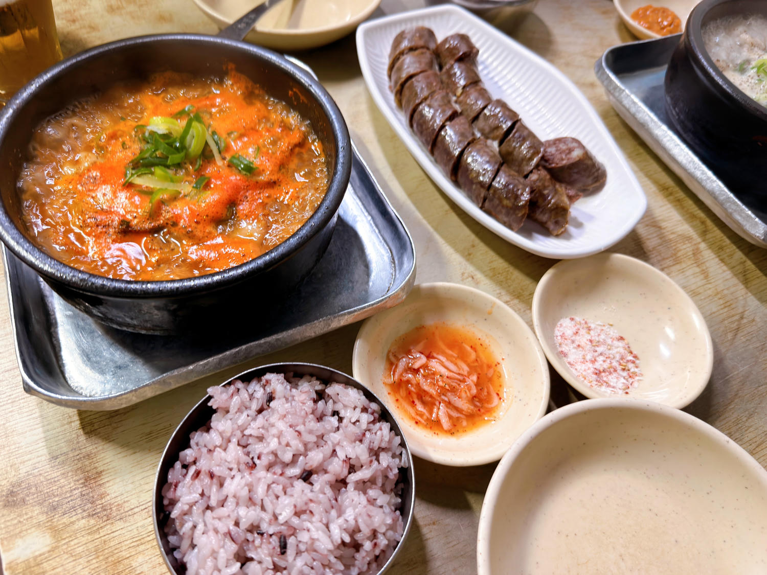 【首爾光化門美食】화목순대국 光化門1號店|韓國血腸湯,在地上班族人氣店 - 第6張圖 首爾 화목순대국 光化門1號店 血腸湯